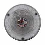 Lanterna traseira redonda cristal Ø 136 mm lado direito/esquerdo universal