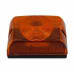 Lanterna lateral âmbar retangular com bordas arredondadas (tijolão) LED bivolt lado direito/esquerdo universal