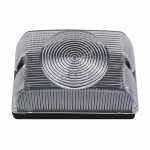 Lanterna lateral cristal retangular com bordas arredondadas (tijolão) LED bivolt lado direito/esquerdo universal