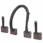 Jogo de escovas 24V 8 x 25 x 20.5 mm Lucas Indiel Prestolite M100R Mercedes-Benz Volvo