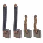 Jogo de escovas 12V 7 x 14 x 14 mm para motor de partida Valeo D7R / D7RS Mercedes-Benz Sprinter CDi Hyundai HR