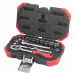 Jogo de bits soquetes 1/4 polegadas chave sextavada