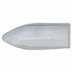 Lente ótica de vidro para farol lado direito Fiat Palio Siena Strada Weekend