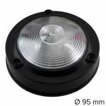 Lanterna lateral cristal com soquete interno lado esquerdo/direito universal