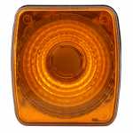 Lanterna traseira âmbar metalizada retangular lado esquerdo/direito Guerra carrocerias