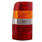 Lanterna traseira tricolor (âmbar / cristal / vermelha) com chicotes lado esquerdo Ford Courier