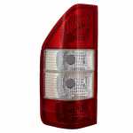 Lanterna traseira bicolor metalizada com pisca cristal lado esquerdo Mercedes-Benz Sprinter 2001-2012