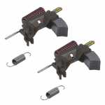 Jogo de escovas 8 x 9.7 x 14.5 mm para motor de ventilador Chevrolet GM Celta Classic Corsa Prisma