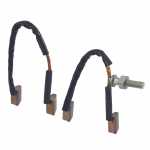 Jogo de escovas 12V 3.5/8.5 x 11.5 x 16 mm Lucas Indiel M93 Fiat Duna Fiorino Ford Escort Renault Trafic Volkswagen Gol Saveiro (c/ parafuso)