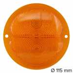 Lente para lanterna traseira âmbar redonda lado esquerdo/direito Volkswagen Constellation