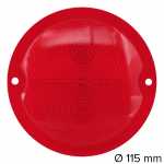 Lente para lanterna traseira vermelha redonda lado esquerdo/direito Volkswagen Constellation