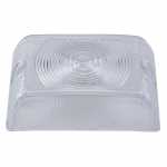 Lente transparente lado esquerdo/direito para lanterna de posição arredondada universal