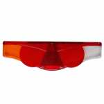 Lente para lanterna traseira lado esquerdo com triângulo retrorrefletor universal para carreta