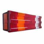 Lanterna traseira tricolor com pisca âmbar com vigia lado esquerdo Mercedes-Benz Axor 4141