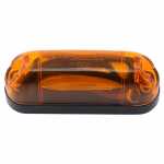 Lanterna delimitadora 85 mm x 25 mm de acrílico para lâmpada torpedo universal