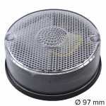 Lanterna de posição cristal redonda lado esquerdo/direito Ø 97mm universal
