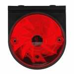 Lanterna de posição com efeito rotacionado lente lisa com suporte universal