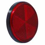 Retrorrefletor vermelho redondo Ø 60 mm Marcopolo ônibus Mercedes-Benz Axor