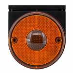 Lanterna de posição laranja com suporte e retrorrefletor lado esquerdo/direito Randon carrocerias