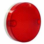 Lanterna delimitadora redonda vermelha lado direito/esquerdo Ø 70 mm Marcopolo ônibus