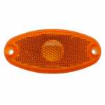 Lanterna de posição lateral âmbar com retrorrefletor lado esquerdo/direito universal