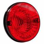 Lanterna traseira de posição redonda vermelha lado esquerdo/direito Ø 125 mm universal