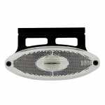 Lanterna de posição cristal elipse com suporte e chicote lado direito/esquerdo universal