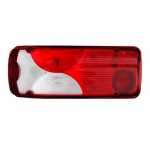 Lanterna traseira bicolor com lente de poliestireno com vigia com conector lado esquerdo Scania Série 5