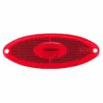 Lanterna de posição elipse de LED bivolt com conector lado esquerdo/direito universal