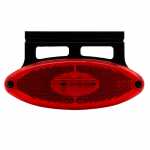 Lanterna de posição elipse de LED bivolt com suporte lado esquerdo/direito universal