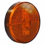 Lanterna de posição redonda LED bivolt com retrorrefletor bivolt lado esquerdo/direito Ø 65mm universal