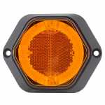 Lanterna de posição de LED com guia de luz e fixação frontal bivolt lado esquerdo/direito universal