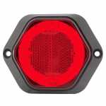 Lanterna de posição de LED com guia de luz e fixação frontal bivolt lado esquerdo/direito universal