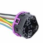 Chicote / conector 8 vias 8 terminais para comutador Volkswagen VW Bora CrossFox Gol G5 G6 Golf MK4 Parati Passat Polo Saveiro G5 G6 SpaceCross SpaceFox Voyage caminhão Constellation Delivery Tractor