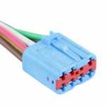 Chicote / conector 7 vias 7 terminais para botão / interruptor de vidro linha Ford