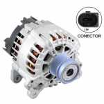 Alternador 12V 110A Valeo TG12C Volkswagen Nivus Polo T-Cross Virtus com motor EA211 1.0 TSI 3 cilindros