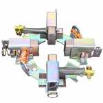 Porta-escovas 24V 10 x 22 x 19.6 mm para motor de partida Bosch JF Case Fiat-Allis Mercedes-Benz 1214 1217 1414 1418 1614 1621