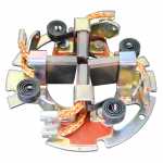 Porta-escovas 24V 9.8 x 29 x 26 mm para motor de partida Delco 37MT / 41MT Case Mercedes-Benz