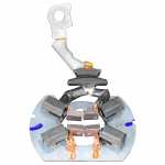 Porta-escovas 12V 4.5 x 8.7 x 10.5 mm para motor de partida Bosch Volkswagen CrossFox SpaceFox Gol Polo Saveiro