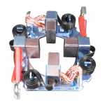 Porta-escovas 24V  10 x 25 x 23 mm para motor de partida Iskra Case Doosan Fiat-Allis MAN Mercedes-Benz