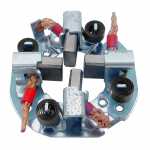 Porta-escovas 12V 6 x 15 x 16.5 mm para motor de partida Magneti Marelli Alfa Romeo Fiat Brava Bravo Doblò Grand Punto Marea Palio Punto Strada Tempra Tipo Uno