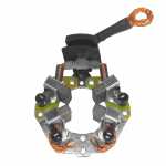 Porta-escovas 12V 5.5 x 19 x 15.5 mm para motor de partida Denso Acura BMW Fiat Punto Honda Accord Jaguar Land Rover Range Rover Evoque Maserati Mercedes-Benz Classe C E GLK Sprinter Porsche 911