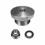 Polia rígida do alternador c/ arruela de calço e porca Bosch Renault Clio Kangoo Laguna Mégane Scénic - kit