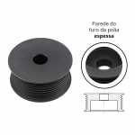 Polia rígida do alternador Bosch Ford F250 F350 F4000 F12000 F14000 F16000 Cargo eletrônico (com parede do furo da polia espessa)