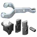 Garfo para motor de partida Delco 38MT Case Ford Cargo Scania Volkswagen Constellation Volvo FH12 FM12 NH12 - kit