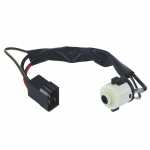 Comutador de ignição 3 terminais (pinos) com chicote adaptador curto 3 saídas Mercedes-Benz MB caminhão ônibus Marcopolo Volare