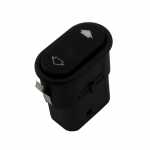 Botão/interruptor de vidro elétrico simples 6 terminais porta dianteira lado direito LED laranja universal  