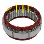 Estator 24V 45A Bosch Scania Volvo motor Cummins