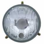 Farol principal lado esquerdo/direito com lente de vidro para lâmpada H4 com meia-luz CAIO ônibus