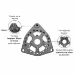 Mancal dianteiro (motriz) do alternador Bosch K1 Case Mercedes-Benz